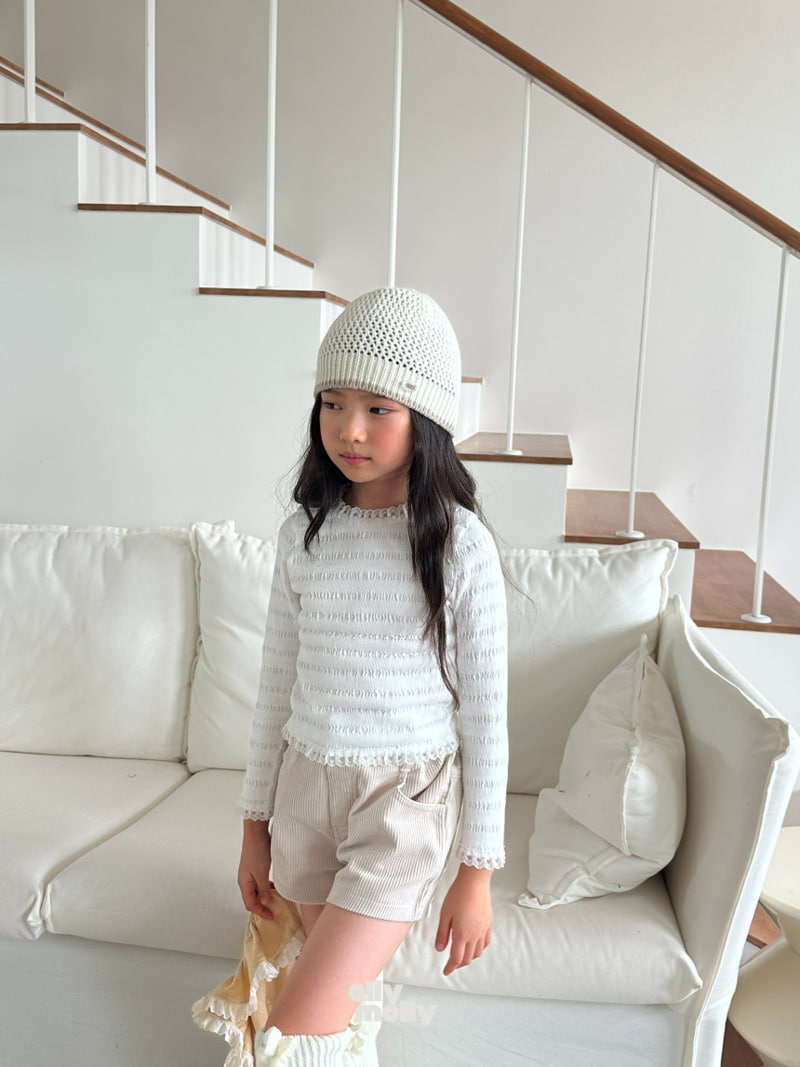 Ellymolly - Korean Children Fashion - #prettylittlegirls - Muse Slim Lace Tee - 12