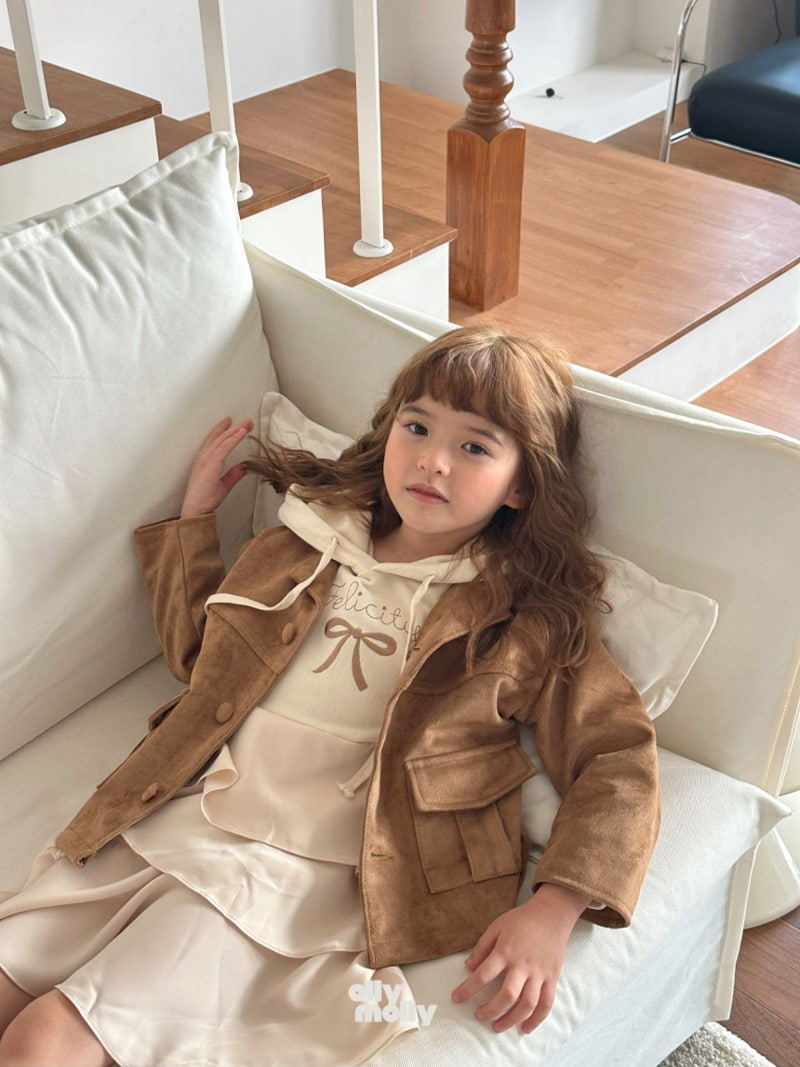 Ellymolly - Korean Children Fashion - #todddlerfashion - Western Swede Jacket - 8