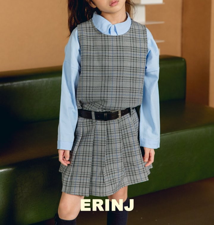 Erin J - Korean Children Fashion - #Kfashion4kids - Check One-piece - 7