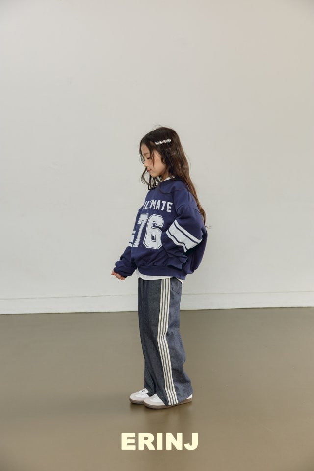 Erin J - Korean Children Fashion - #prettylittlegirls - Tape Denim Pants - 4