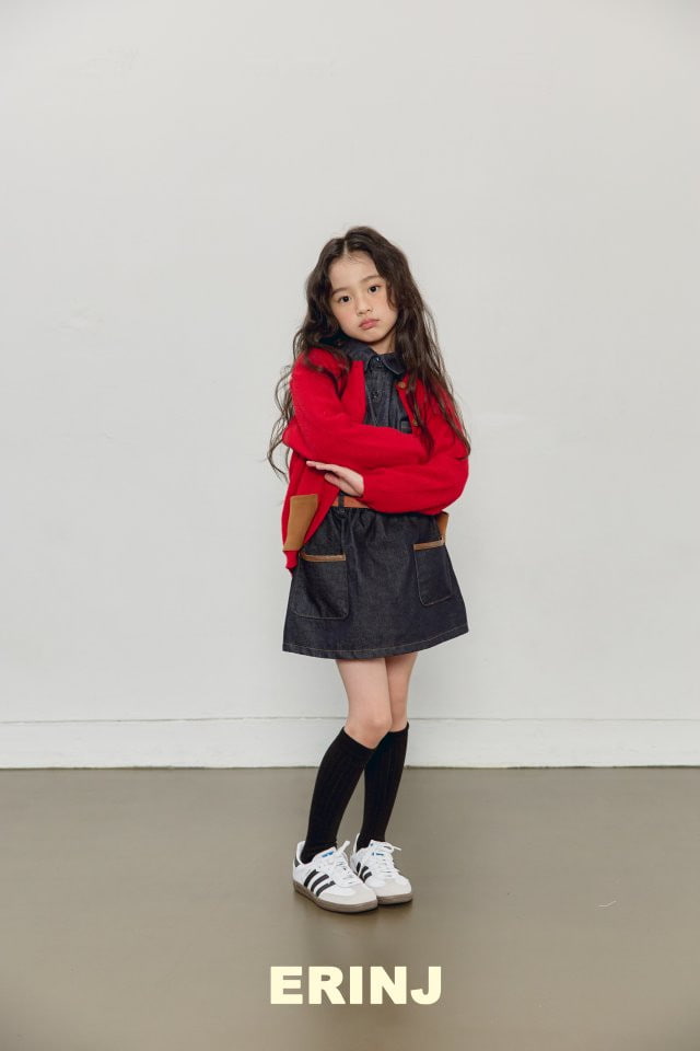 Erin J - Korean Children Fashion - #childofig - Denim Skirt - 8