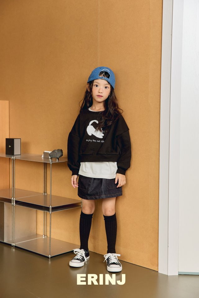 Erin J - Korean Children Fashion - #childrensboutique - Cat Sweatshirts - 12