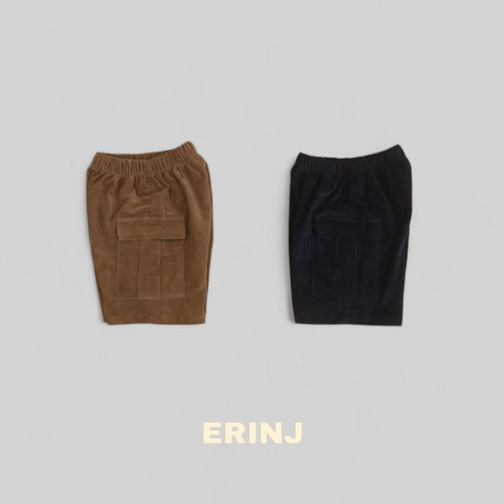 Erin J - Korean Children Fashion - #designkidswear - Corduroy Cargo Half Pants