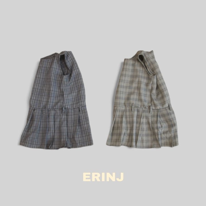 Erin J - Korean Children Fashion - #designkidswear - Check One-piece