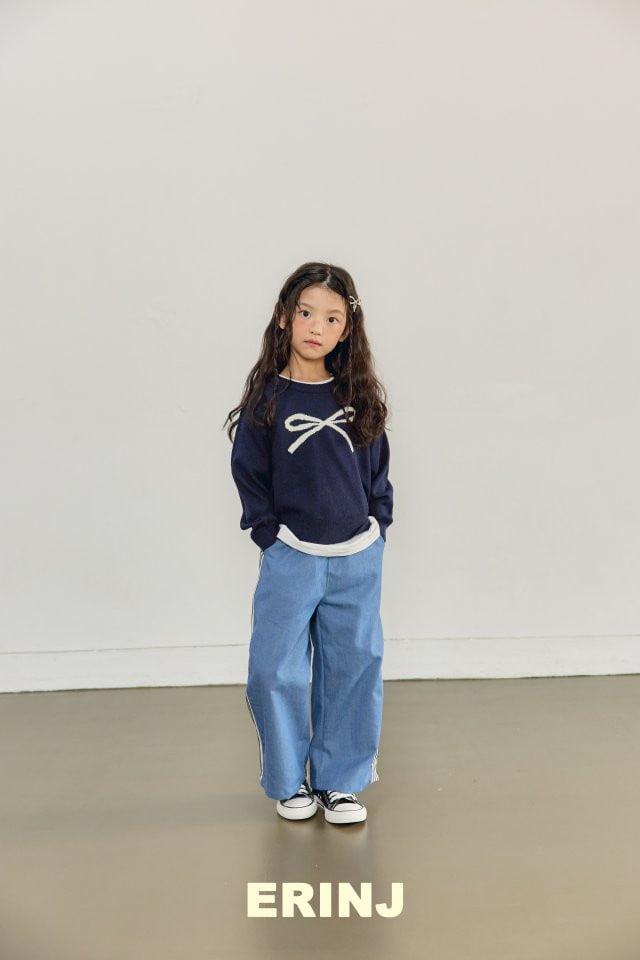 Erin J - Korean Children Fashion - #discoveringself - Ribbon Knit Round Top - 10