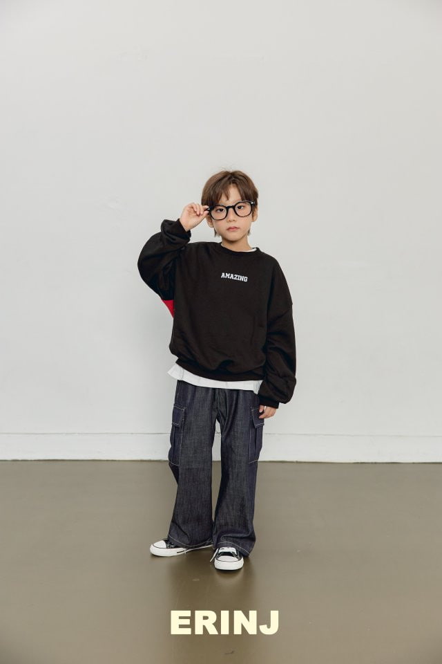 Erin J - Korean Children Fashion - #fashionkids - Denim Cargo Pants - 10