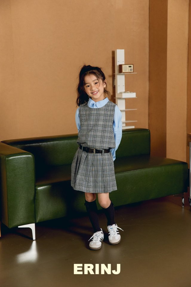 Erin J - Korean Children Fashion - #fashionkids - Check One-piece - 3