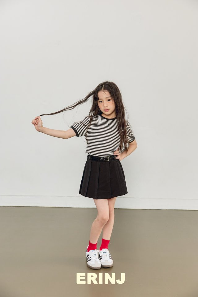 Erin J - Korean Children Fashion - #kidsshorts - Star Stripe Short Sleeve Tee - 5