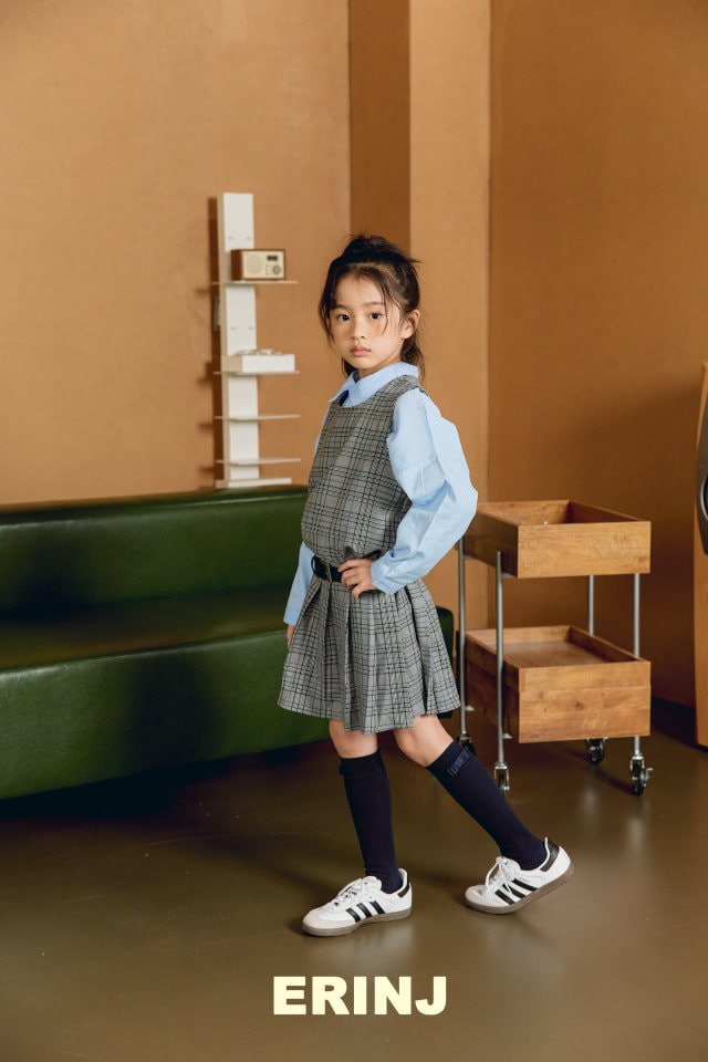 Erin J - Korean Children Fashion - #fashionkids - Check One-piece - 4