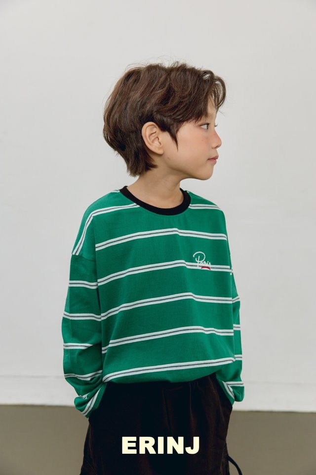 Erin J - Korean Children Fashion - #kidsstore - Stripe Tee - 7