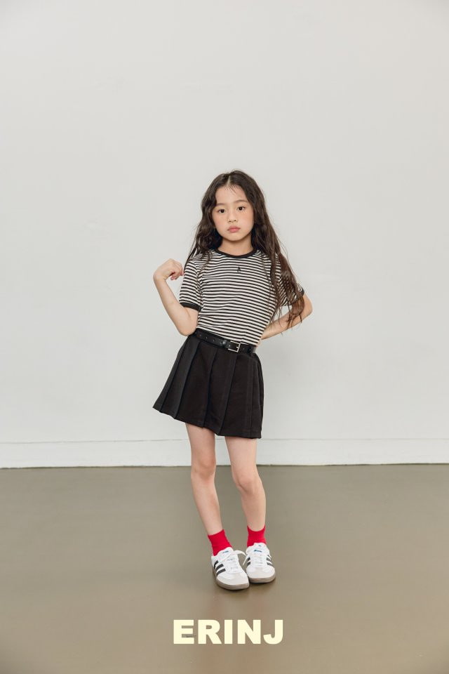 Erin J - Korean Children Fashion - #kidsstore - Star Stripe Short Sleeve Tee - 6