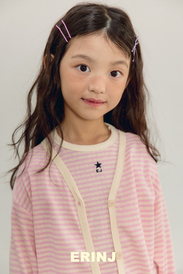 Erin J - Korean Children Fashion - #kidsstore - Stripe Cardigan - 12