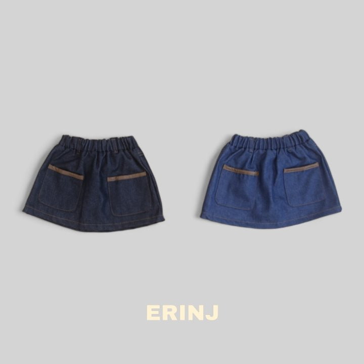 Erin J - Korean Children Fashion - #kidzfashiontrend - Denim Skirt