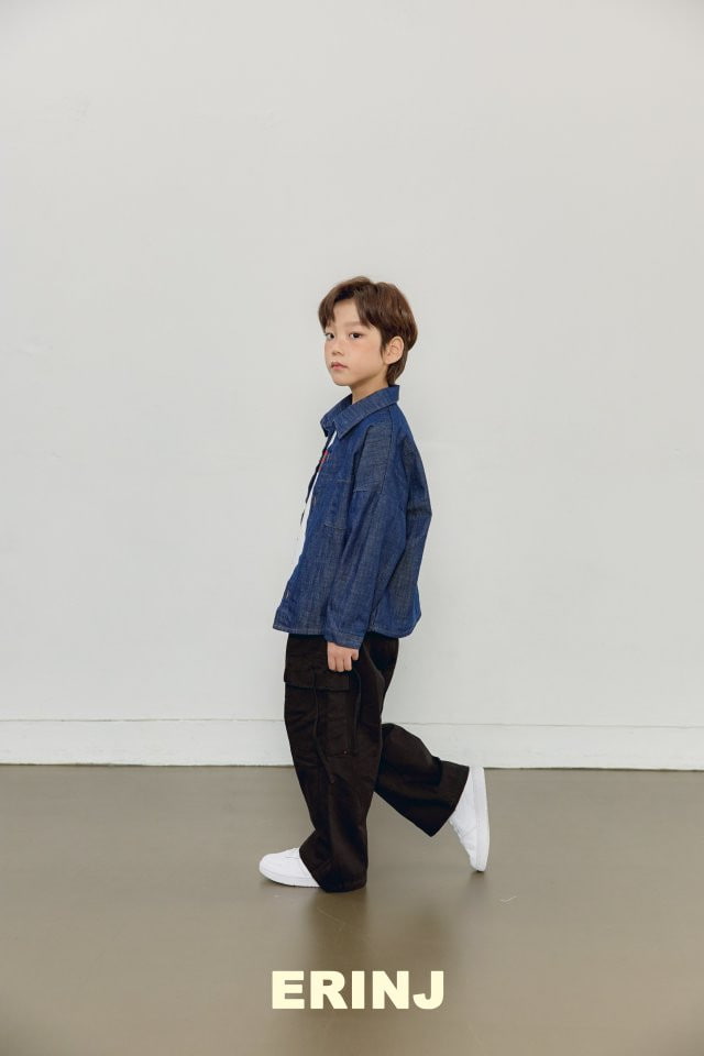 Erin J - Korean Children Fashion - #magicofchildhood - Denim Shirts - 3