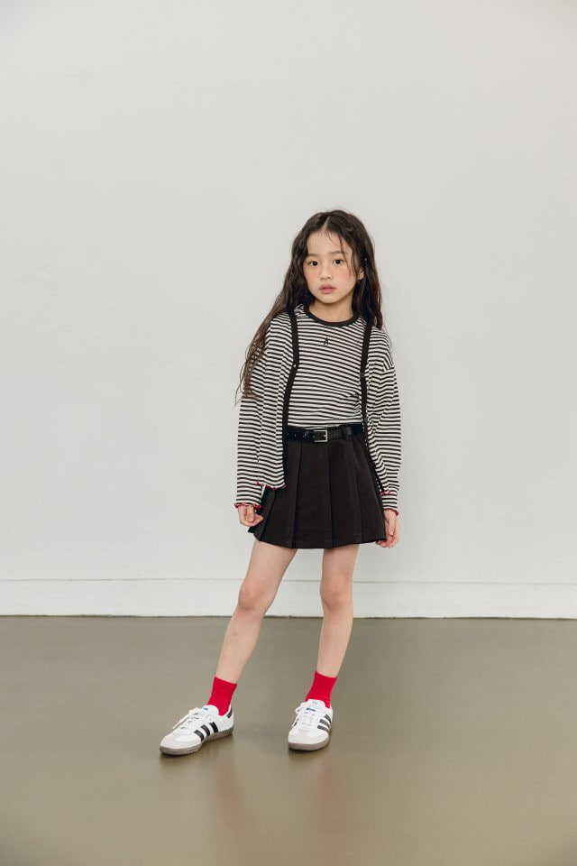 Erin J - Korean Children Fashion - #magicofchildhood - Star Stripe Short Sleeve Tee - 10