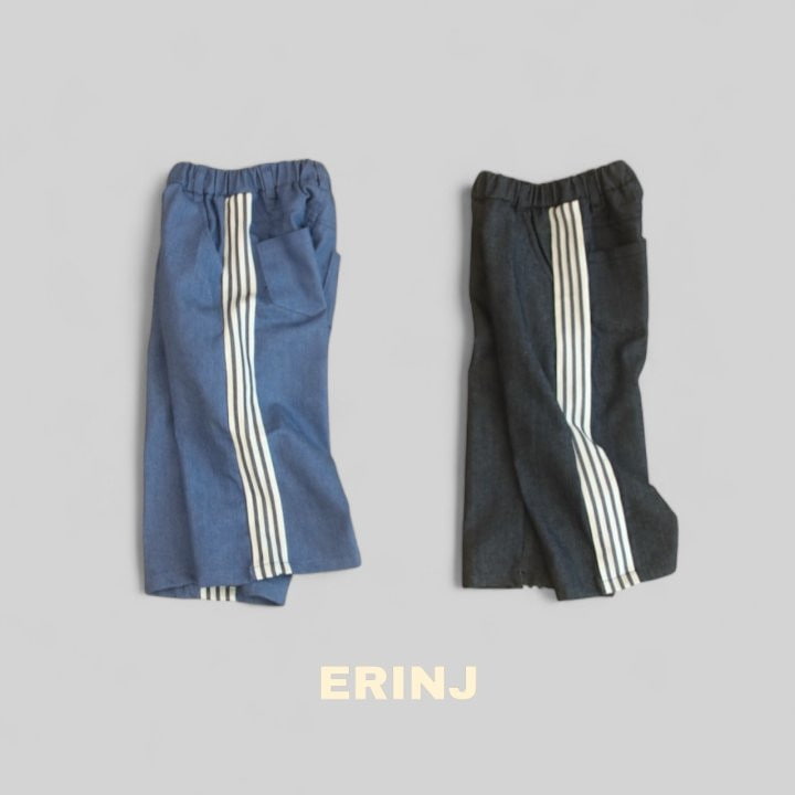 Erin J - Korean Children Fashion - #magicofchildhood - Tape Denim Pants