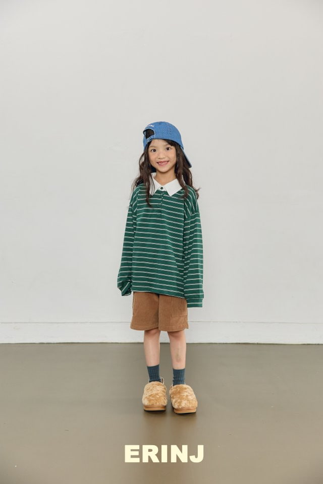 Erin J - Korean Children Fashion - #prettylittlegirls - Corduroy Cargo Half Pants - 11