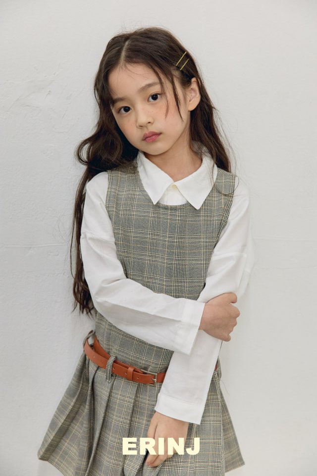 Erin J - Korean Children Fashion - #todddlerfashion - Check One-piece - 12