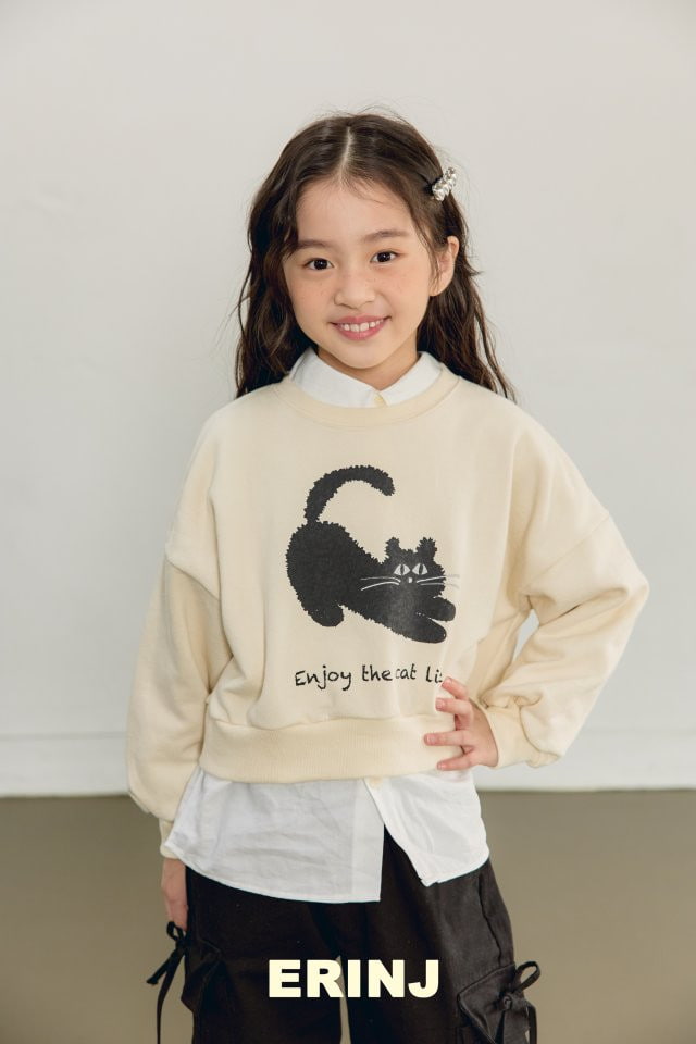 Erin J - Korean Children Fashion - #toddlerclothing - Cat Sweatshirts - 9