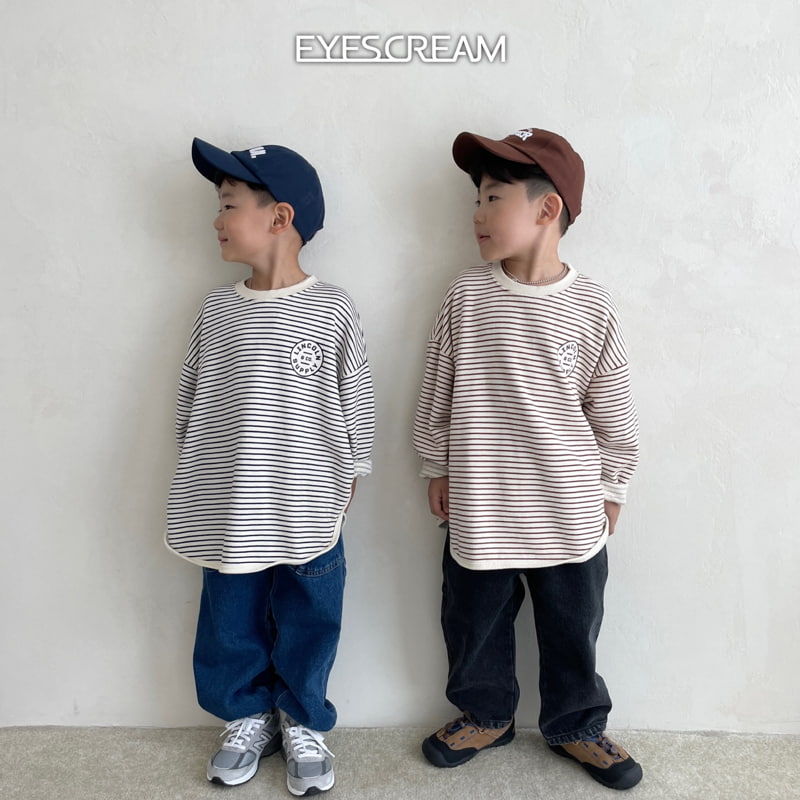 Eyescream - Korean Children Fashion - #childofig - Lincoln Stripe Tee - 7