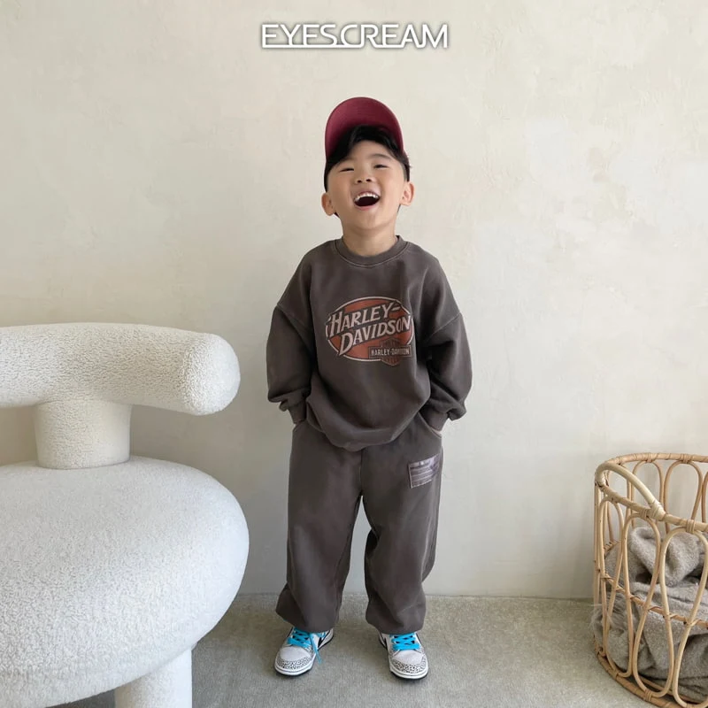 Eyescream - Korean Children Fashion - #designkidswear - Harley Pigment Sweatshirts with Mom - 6