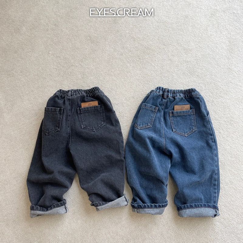 Eyescream - Korean Children Fashion - #kidsshorts - Simple Denim Pants - 3