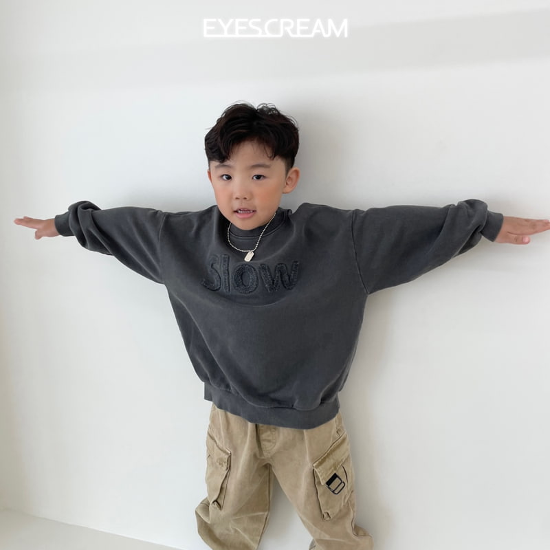 Eyescream - Korean Children Fashion - #kidsstore - Slow Pigment Sweatshirts with Mom - 12