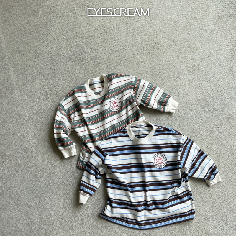 Eyescream - Korean Children Fashion - #kidsstore - Guide Stripe Tee with Mom