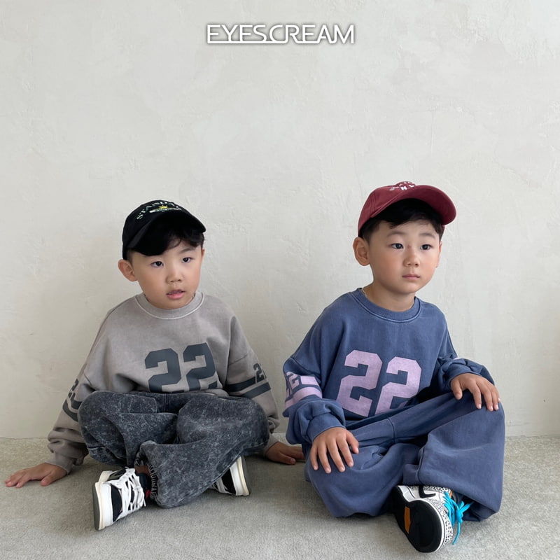 Eyescream - Korean Children Fashion - #kidsstore - Rugby Pigment Sweatshirts - 8