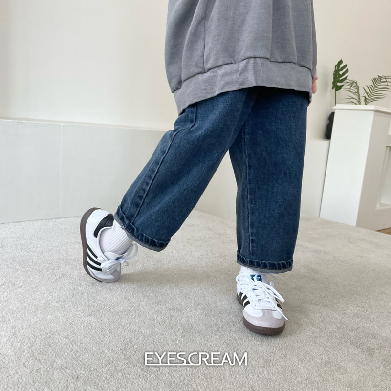 Eyescream - Korean Children Fashion - #kidzfashiontrend - Simple Denim Pants - 5