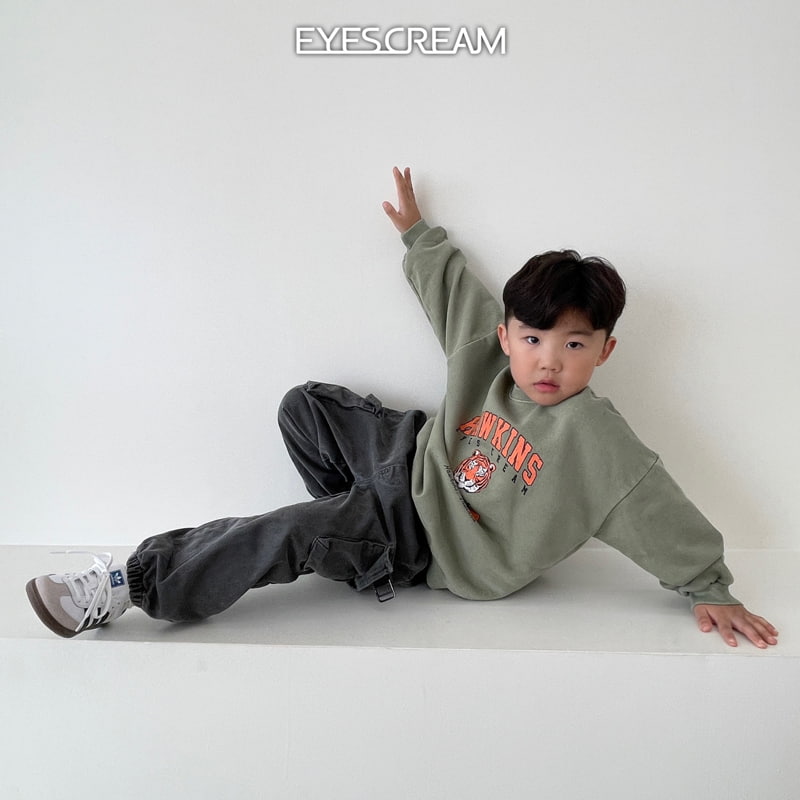 Eyescream - Korean Children Fashion - #magicofchildhood - Paul Tiger Pigment Sweatshirts with Mom - 3