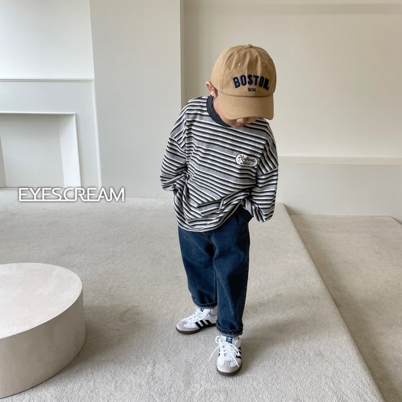 Eyescream - Korean Children Fashion - #minifashionista - Simple Denim Pants - 9