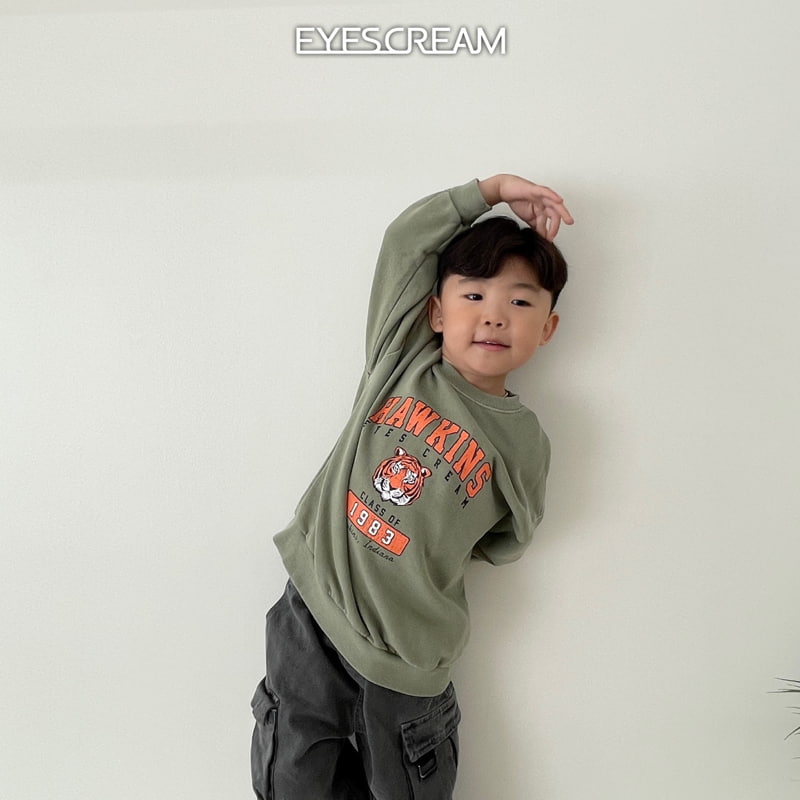 Eyescream - Korean Children Fashion - #todddlerfashion - Paul Tiger Pigment Sweatshirts with Mom - 6