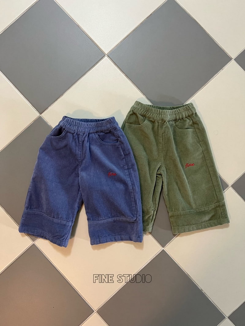 Fine-Studio - Korean Children Fashion - #childofig - Corduroy Pants