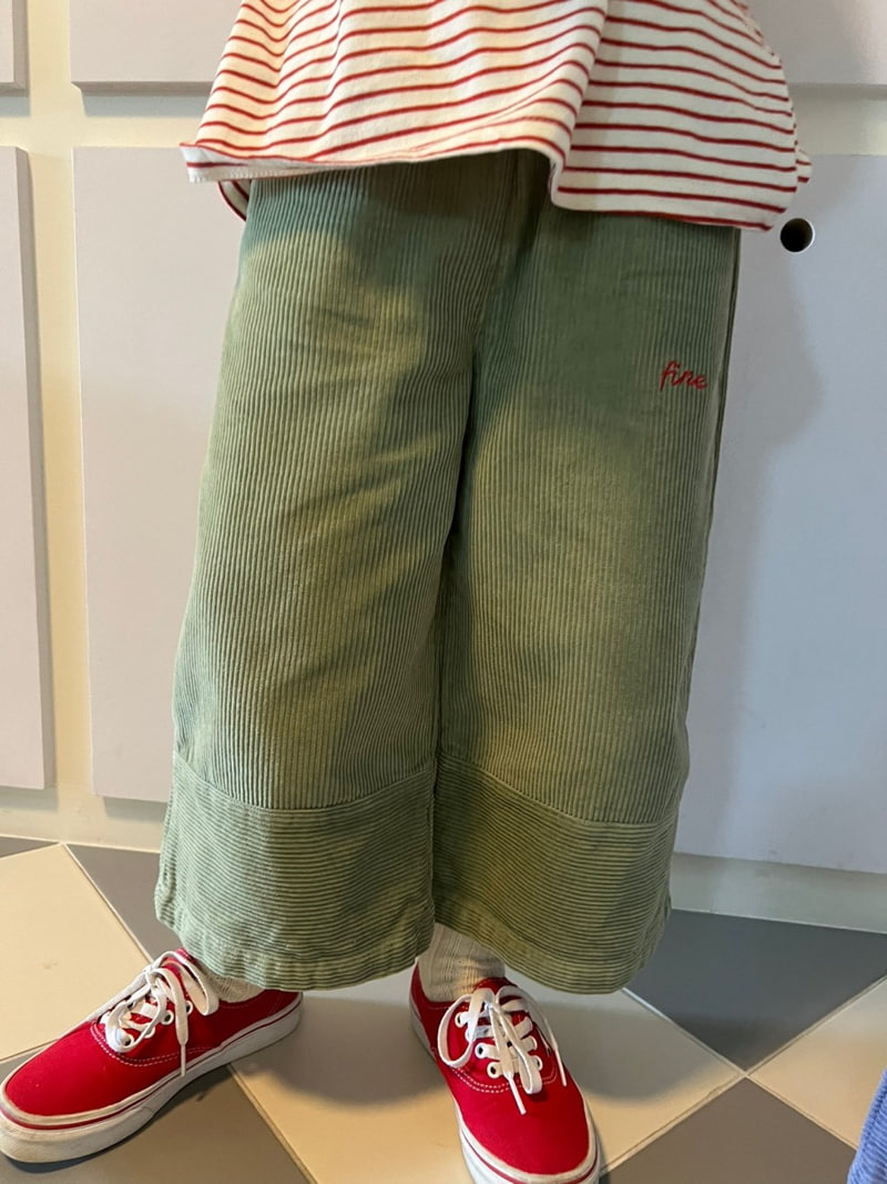 Fine-Studio - Korean Children Fashion - #kidsshorts - Corduroy Pants - 7