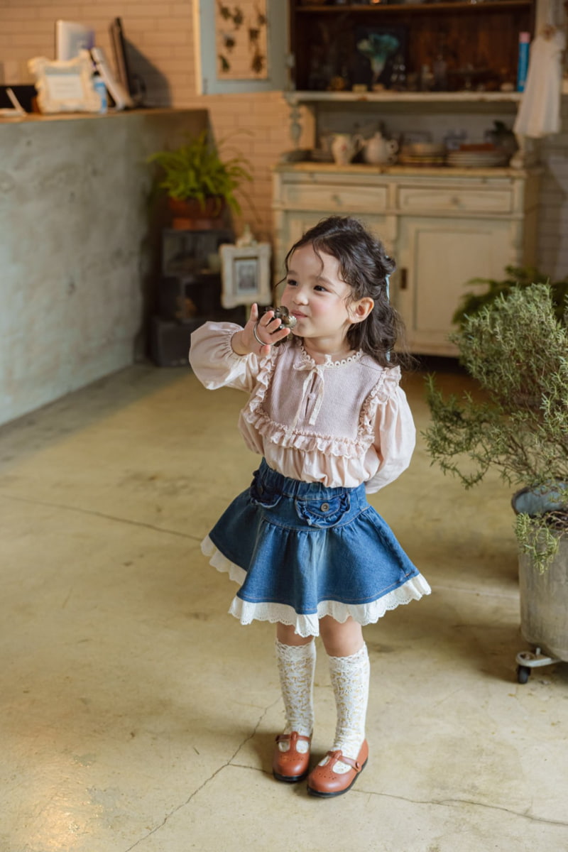 Flo - Korean Children Fashion - #childrensboutique - Jur Denim Skirt - 8