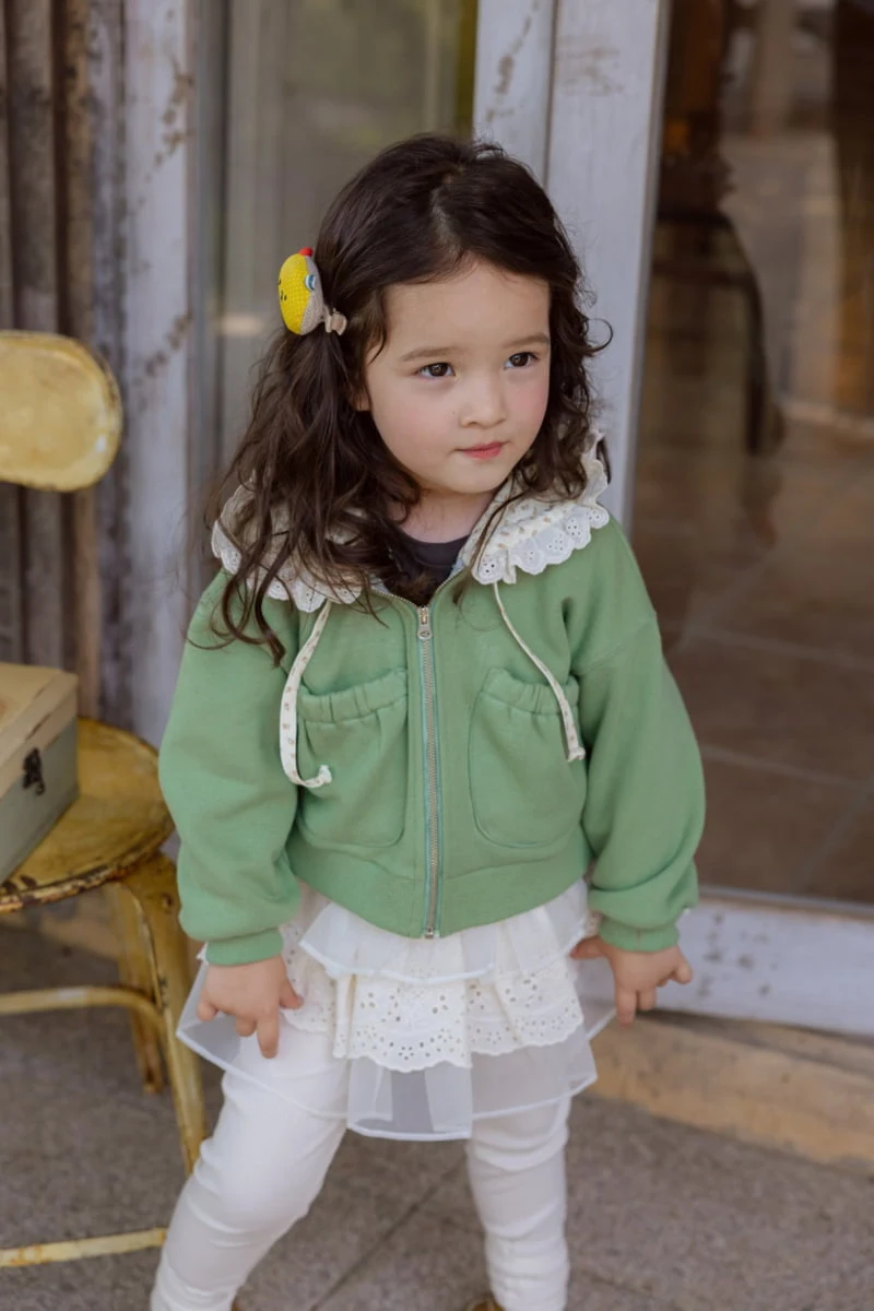 Flo - Korean Children Fashion - #fashionkids - Loha Hoodi Zip-up - 2