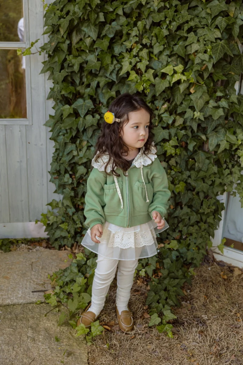 Flo - Korean Children Fashion - #kidsshorts - Loha Hoodi Zip-up - 3