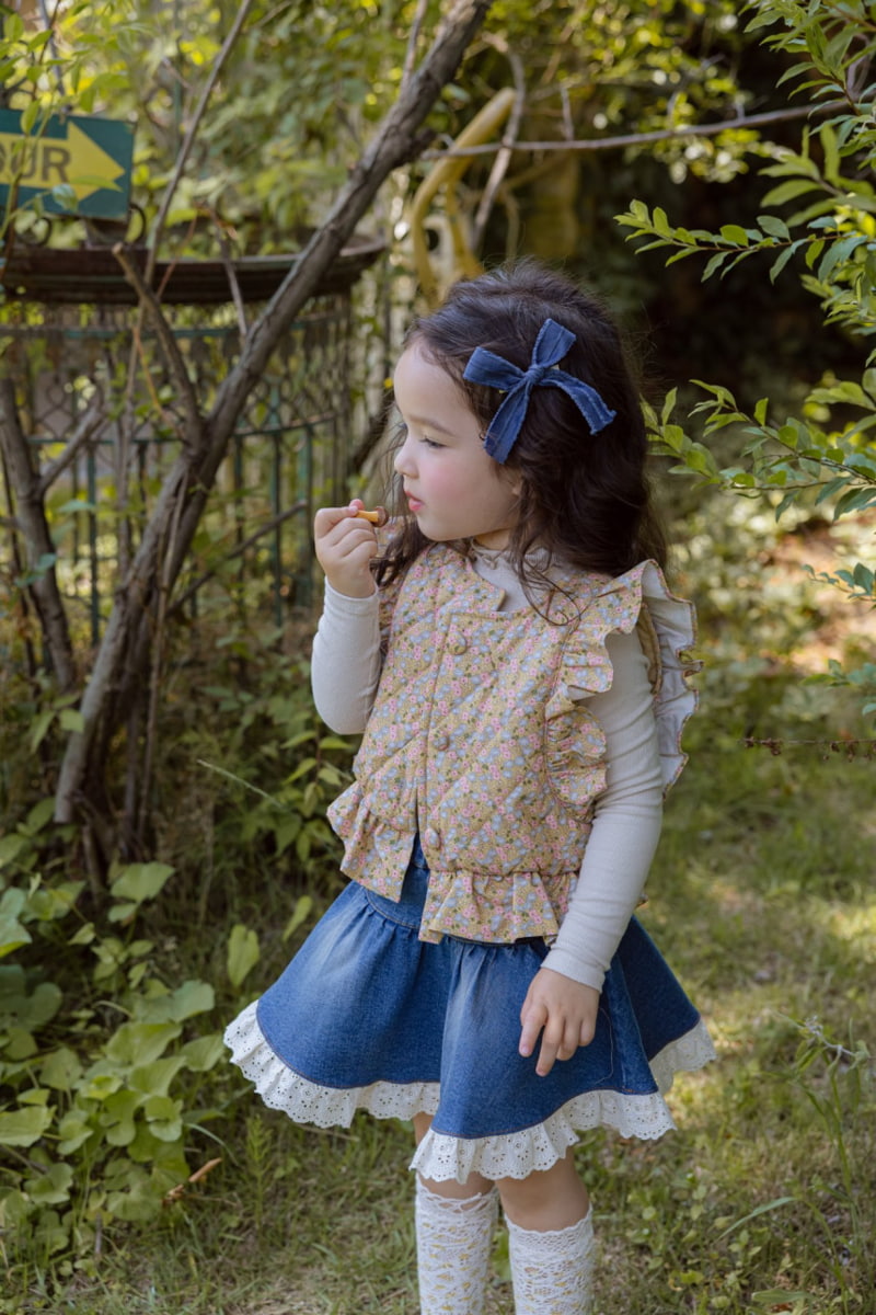 Flo - Korean Children Fashion - #prettylittlegirls - Jur Denim Skirt - 3