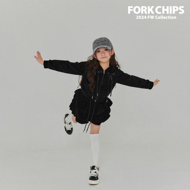 Fork Chips - Korean Children Fashion - #Kfashion4kids - High Teen Cancan Skirt - 8