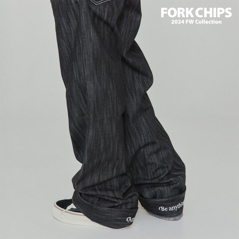 Fork Chips - Korean Children Fashion - #Kfashion4kids - Ov Roll-up Pants - 7