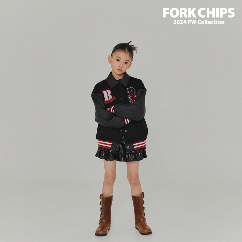 Fork Chips - Korean Children Fashion - #Kfashion4kids - Devil Baseball Jumper - 6