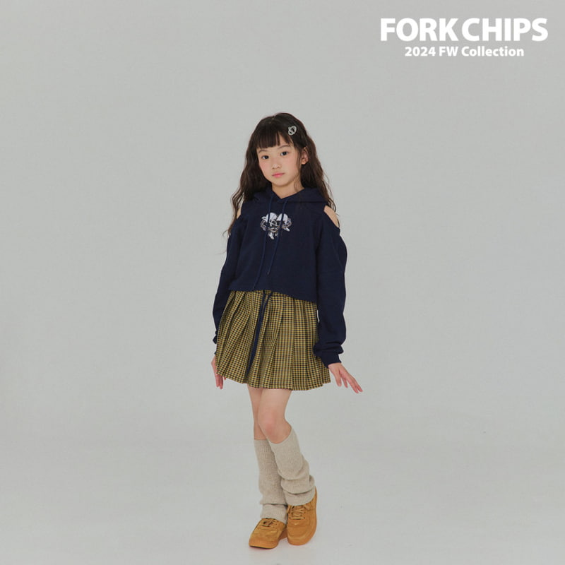 Fork Chips - Korean Children Fashion - #Kfashion4kids - Love Chain Hood Top - 8