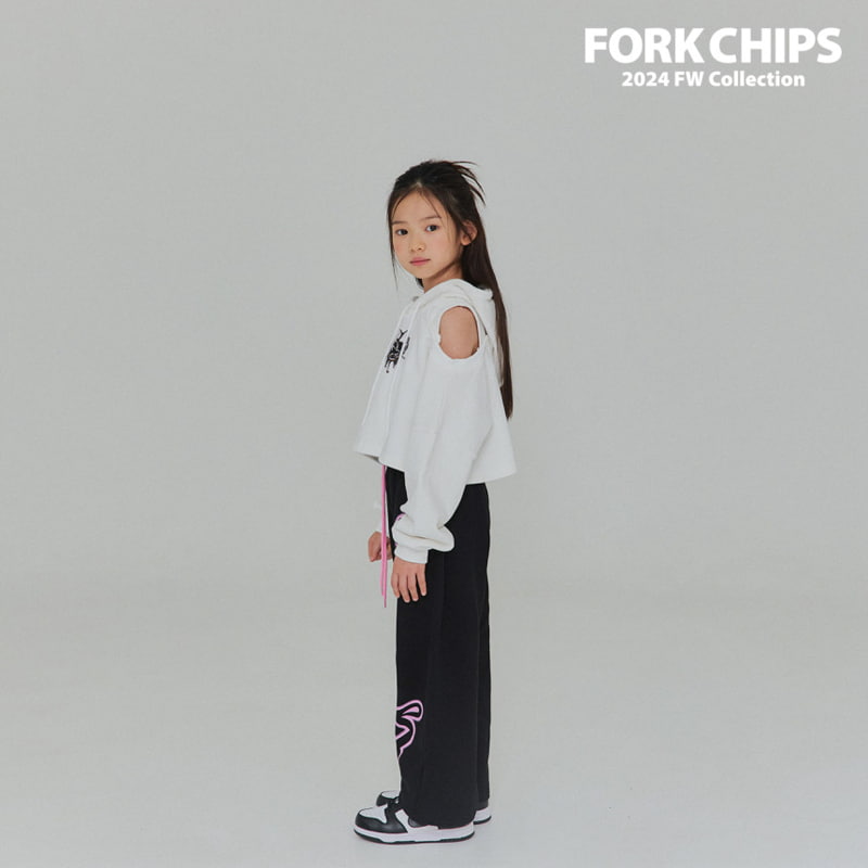 Fork Chips - Korean Children Fashion - #childofig - Spray Wide Pants - 8