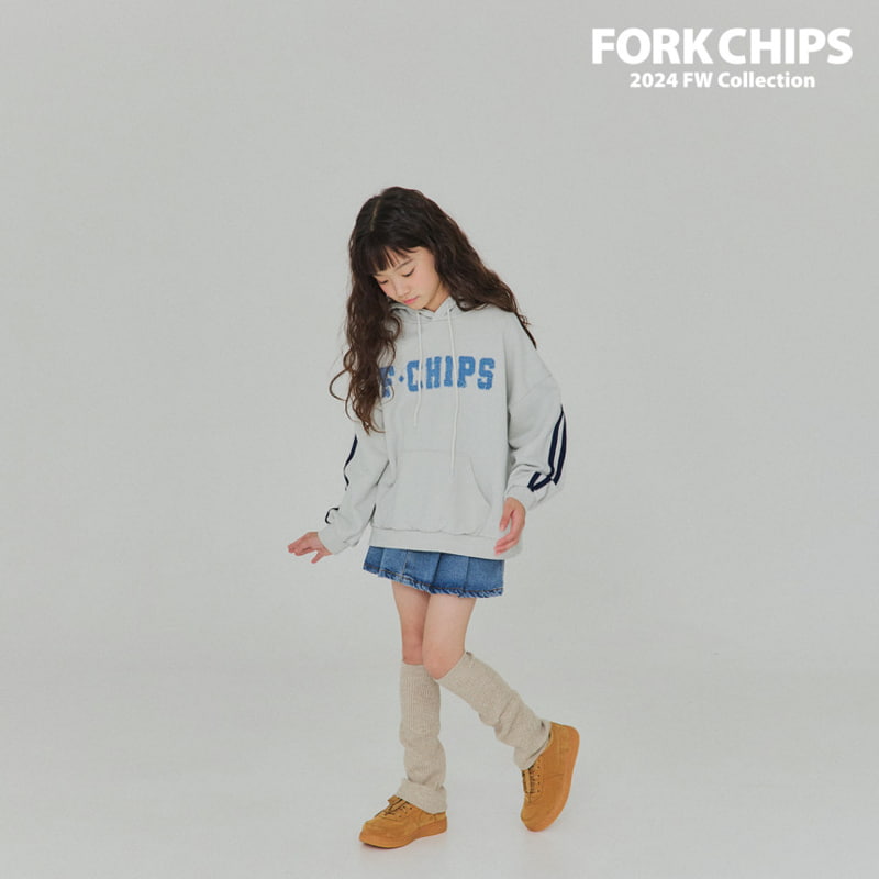 Fork Chips - Korean Children Fashion - #childofig - Line Mix Hood Top - 6