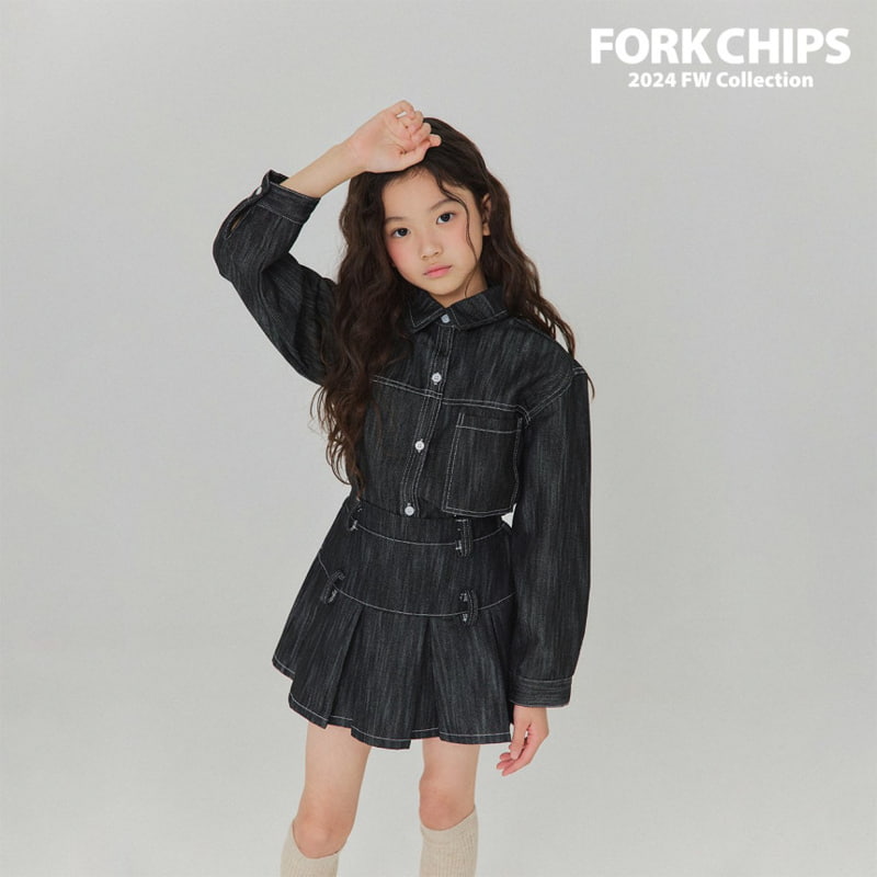 Fork Chips - Korean Children Fashion - #childofig - Ov Stitch Shirt - 10