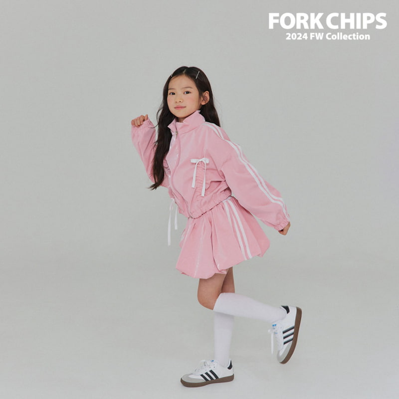 Fork Chips - Korean Children Fashion - #childofig - Silky Tape Zip-up - 7