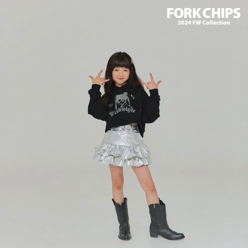 Fork Chips - Korean Children Fashion - #childofig - Midnight Hood Top - 5