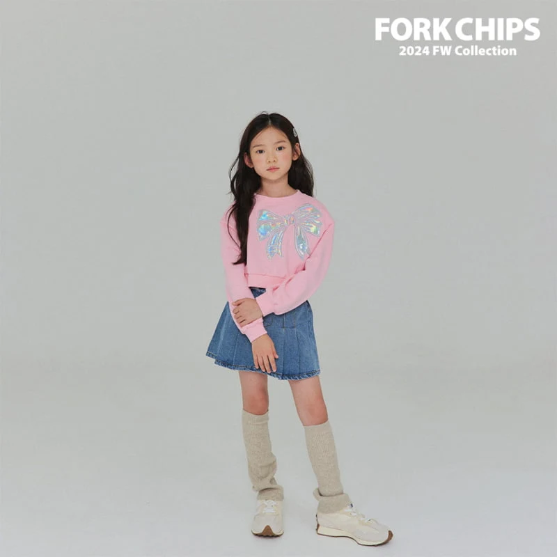 Fork Chips - Korean Children Fashion - #childrensboutique - Hologram Sweatshirts - 12