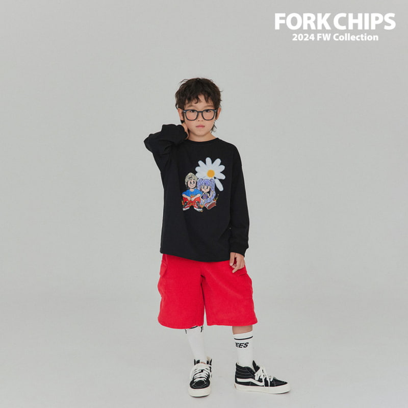 Fork Chips - Korean Children Fashion - #childrensboutique - Daisy Tee - 11